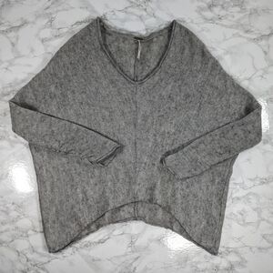 Free People Gray Slouch Sweater Size Small
